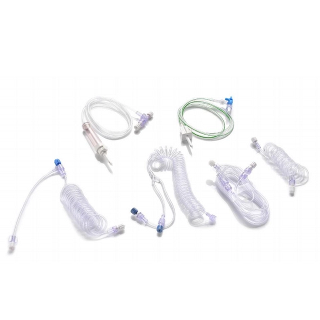 Spike Port Optional High Resistant Contrast Connecting Tubings